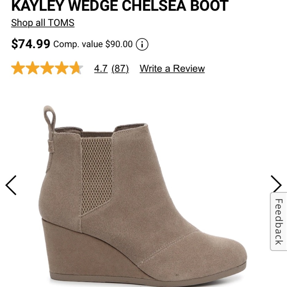 Toms Chelsea Bootie